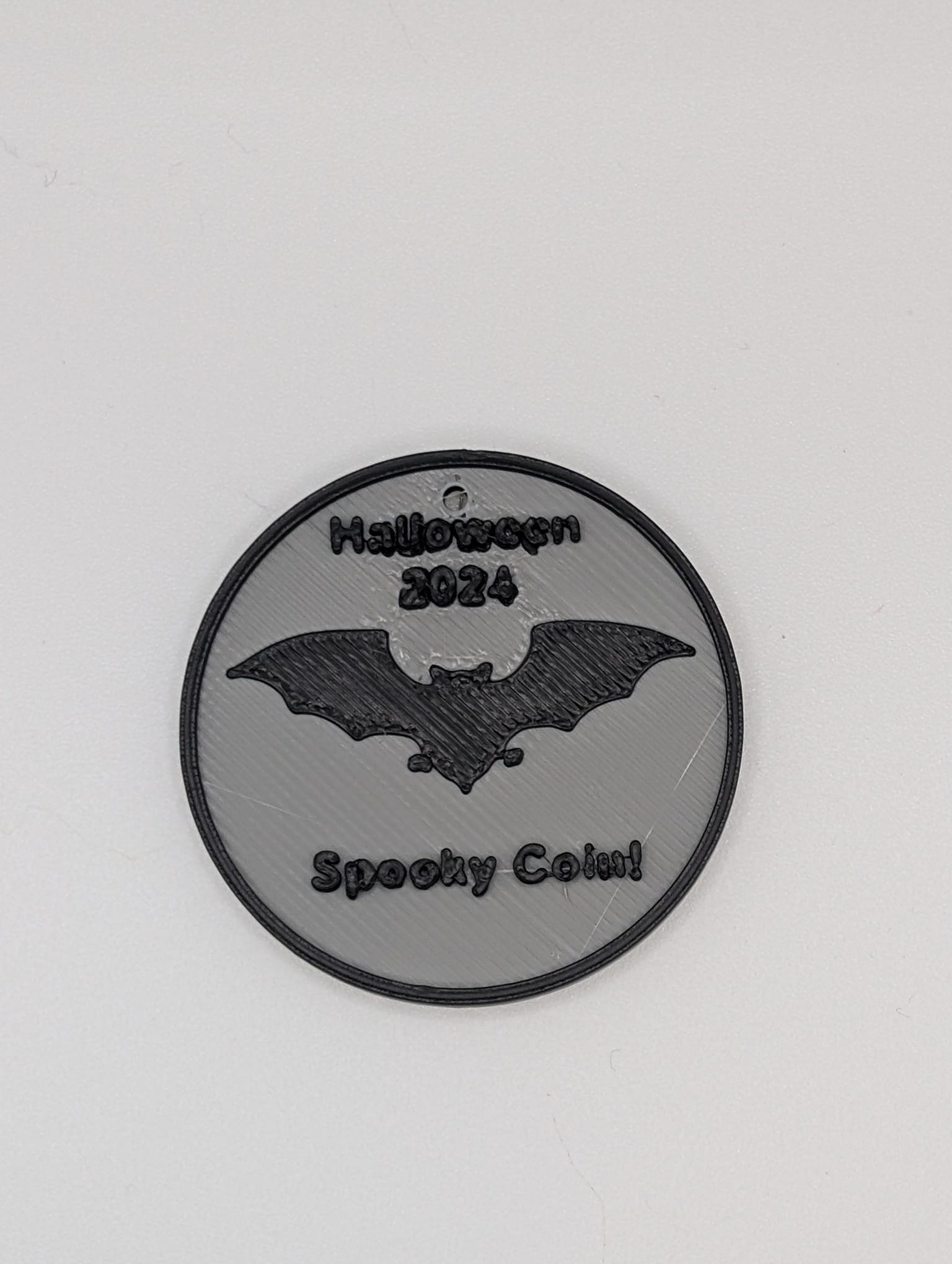 Spooky Coin keychain
