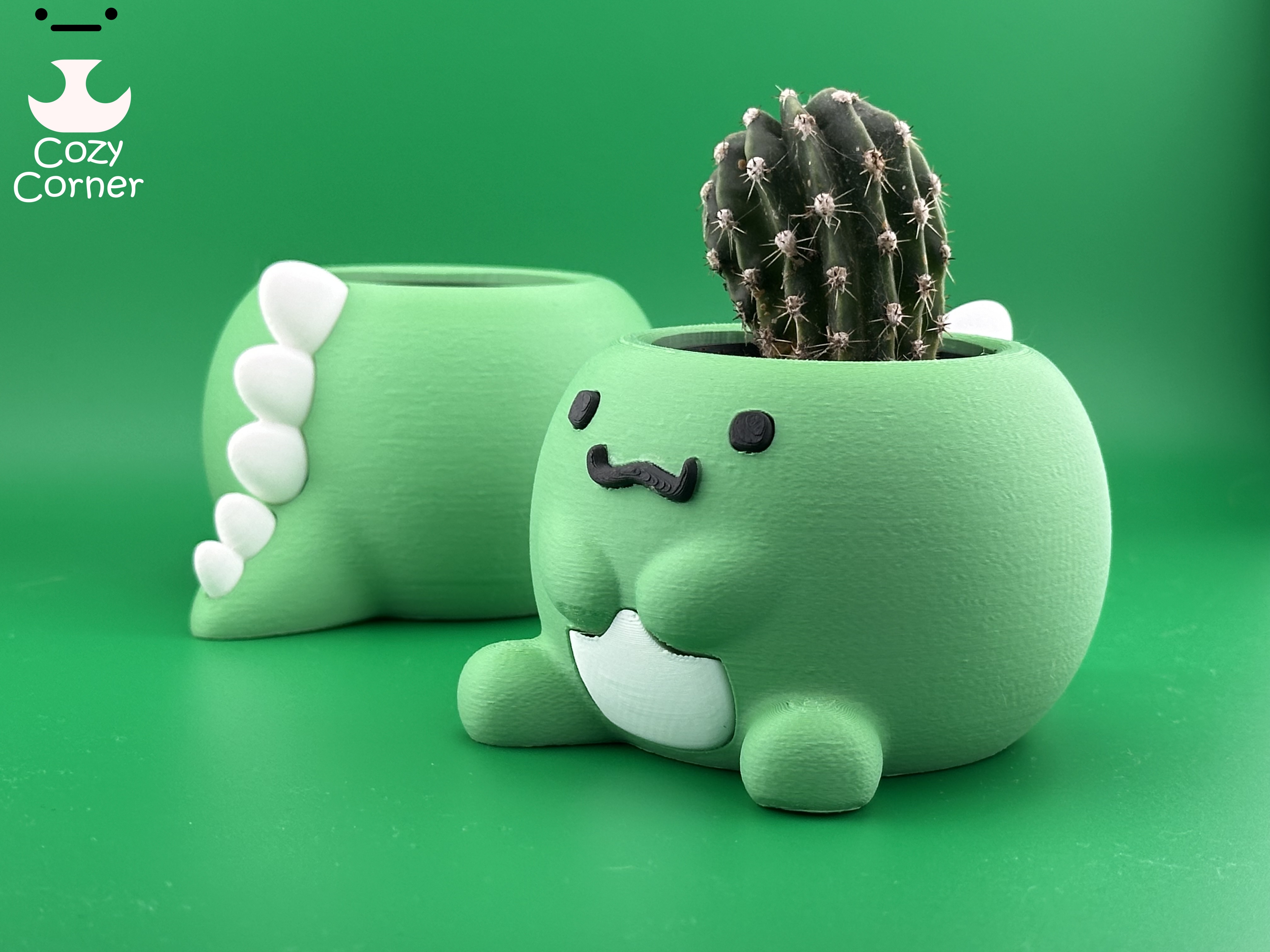 Miniatura 6 do modelo 3D Dragon planter