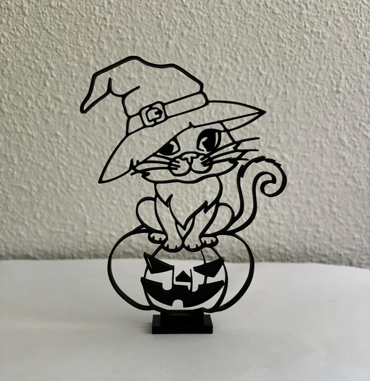 Halloween Cat Line art