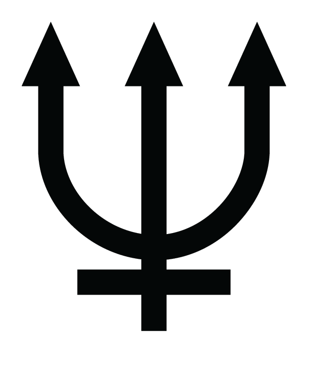Neptune astronomical symbol / Astronomický symbol Neptuna