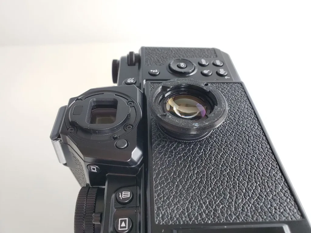 希 少 Nikon Eyecup Adapter for Nikon F ニコン RARE w/rubber cup] Nikon F Square Eye cup Adapter from Japan