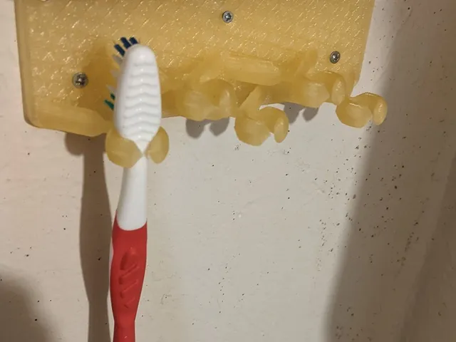 Wall Mounted Toothbrush Holder
