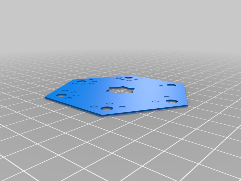 Miniatura 5 do modelo 3D Hexagonal Weaving Tablet
