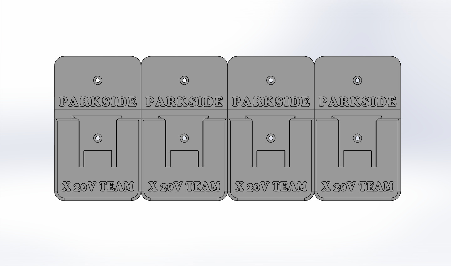 Battery_Holder_X_20V_TEAM Držák baterie