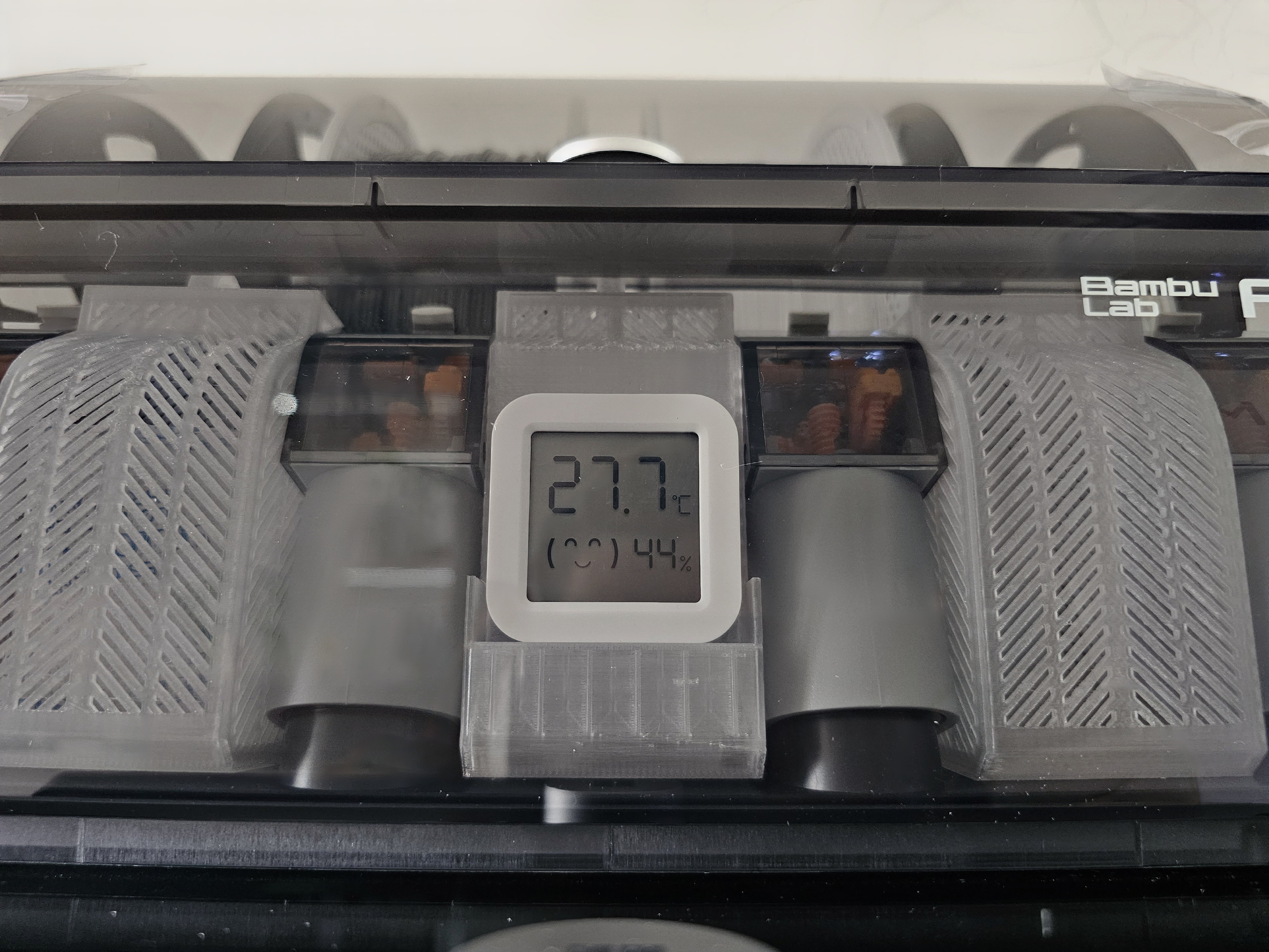 Bambu Lab AMS silica box for Xiaomi hydrometer with handle