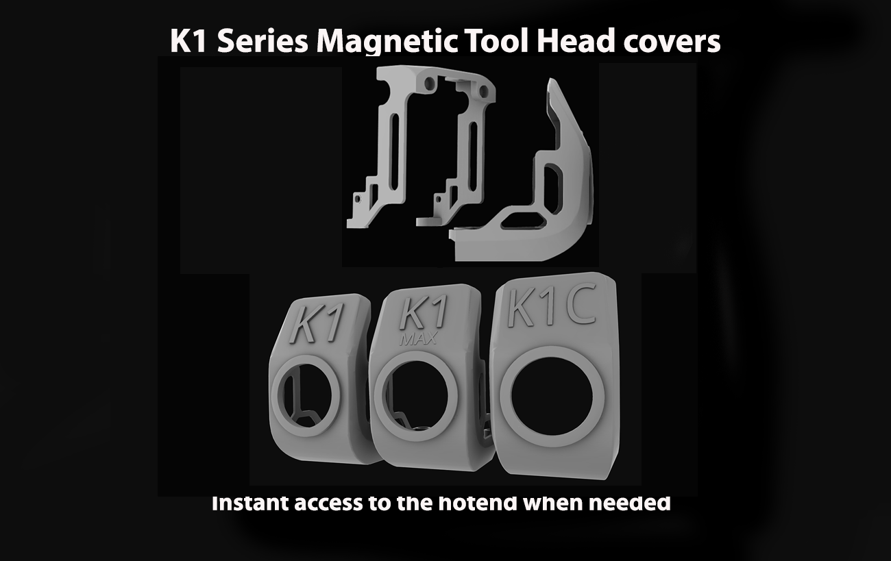 K1 series, quick release magnetic tool head cover (K titles)
