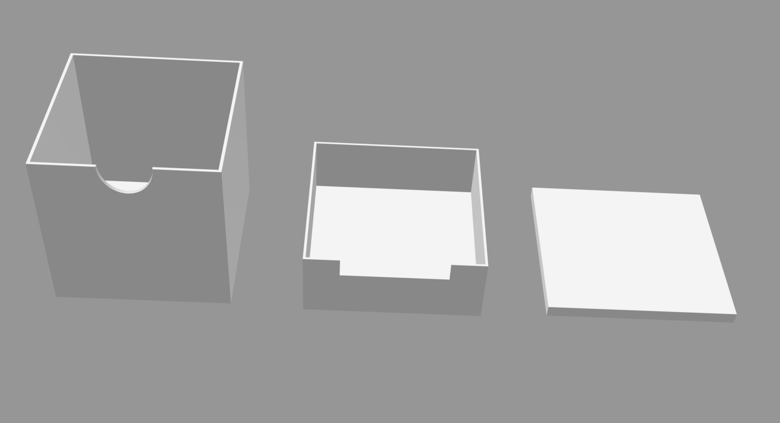 Miniatura 2 do modelo 3D Simple Modular Desktop Storage