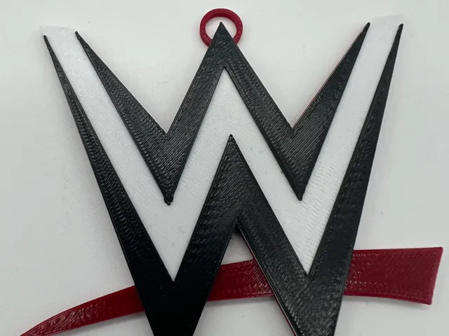 WWE Logo and Keychain