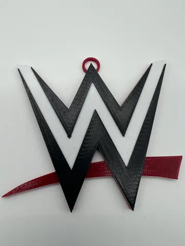 WWE Logo and Keychain