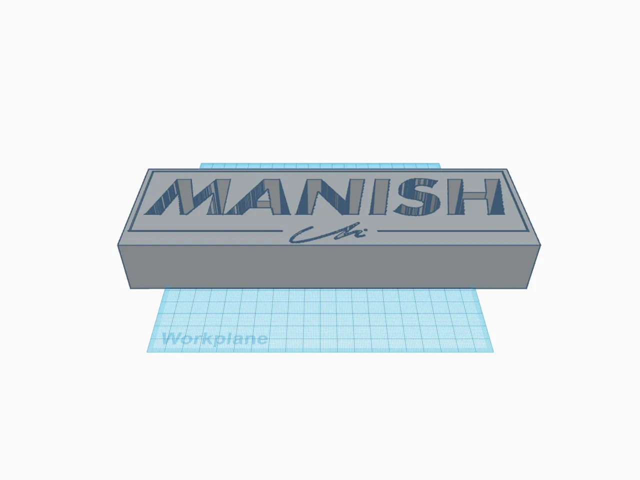 3d manish logo