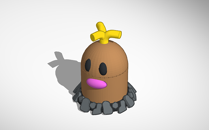 Alohan Diglett by Edge Design | Download free STL model | Printables.com