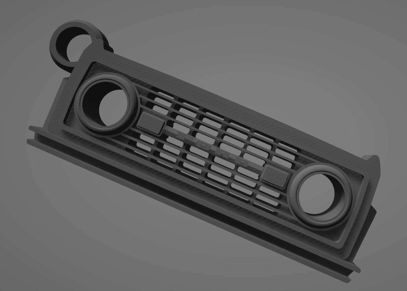 1974 Ford Bronco Grill KeyChain