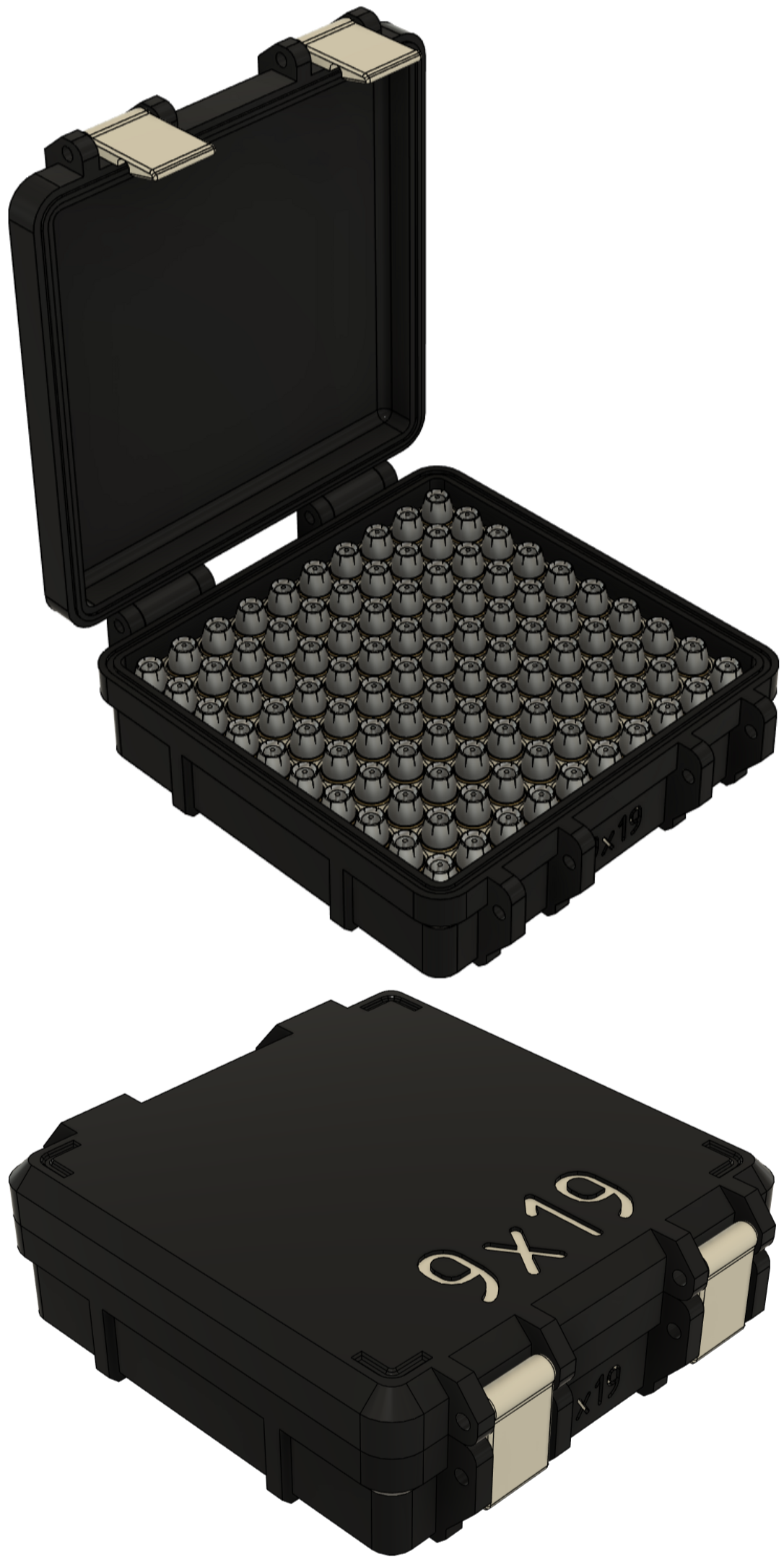 RUGGED AMMO BOX - 9x19