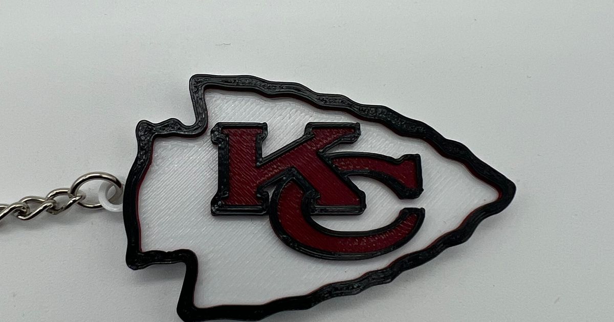 Fan Creations GA Kansas City Chiefs Love Keychain