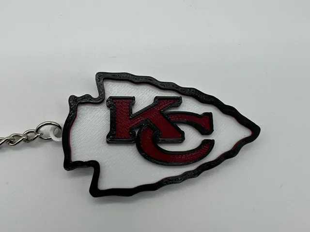 Kansas City Chiefs Logo and Keychain