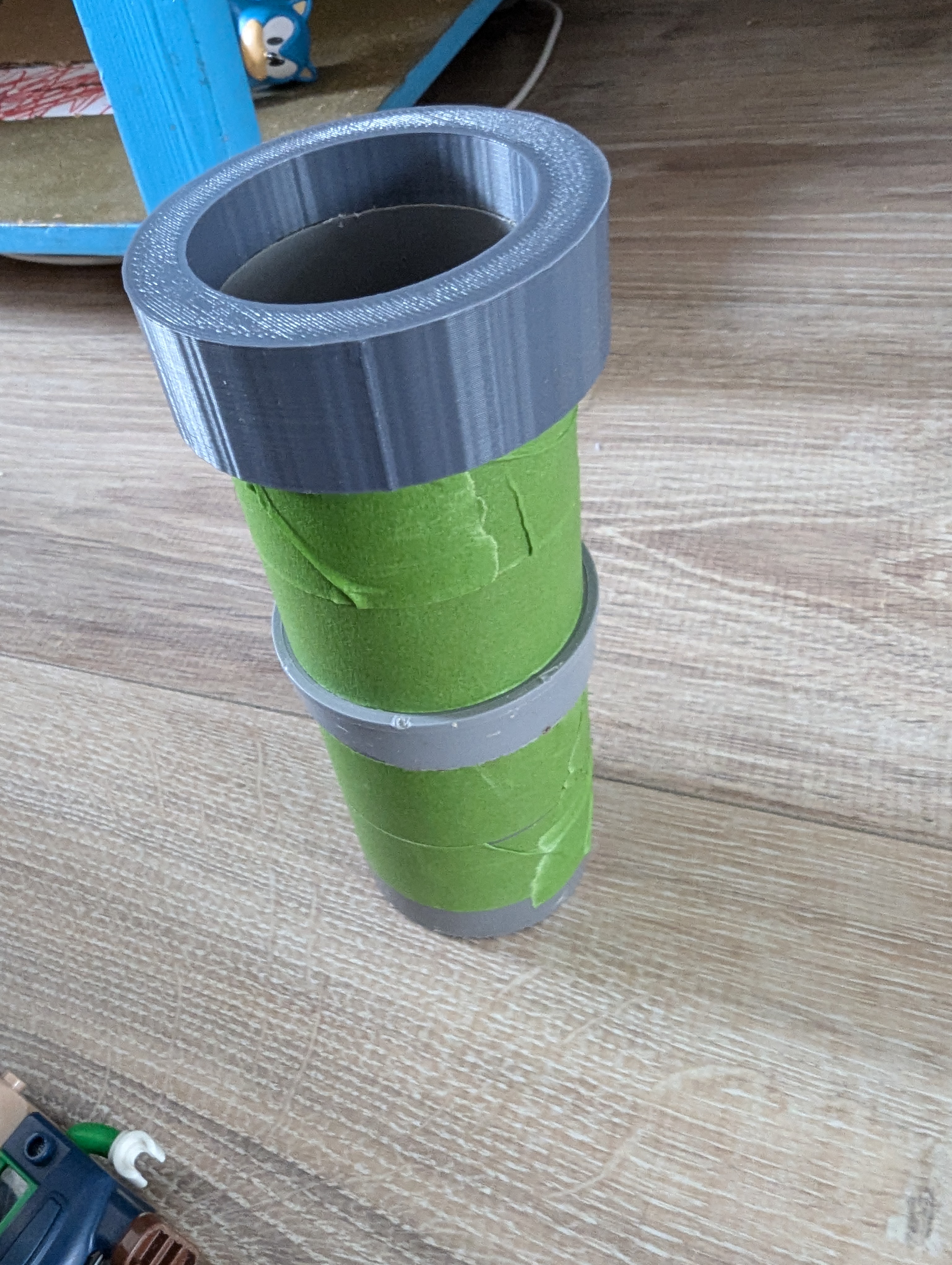 Mario pipe end for PVC pipe