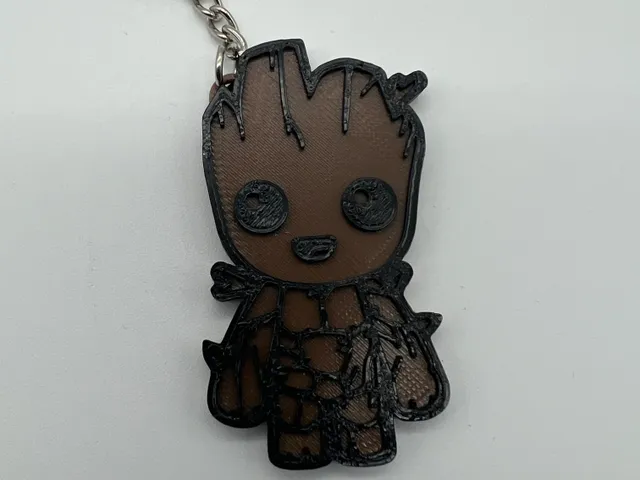 Baby Groot Keychain