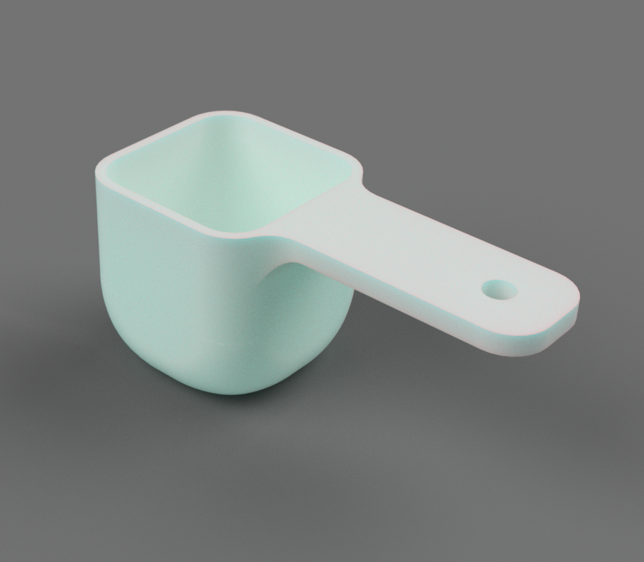 3D Printed Detergent Scoop