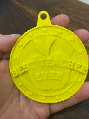 Best Teacher Ever Medal