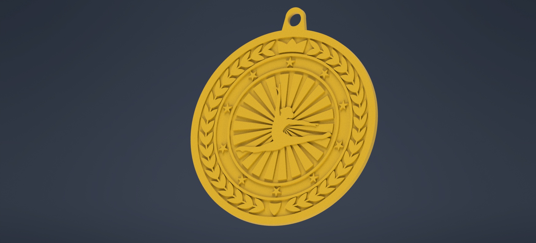 Dance &amp; Ballet Award Medal by Jt40_3d | Download free STL model ...