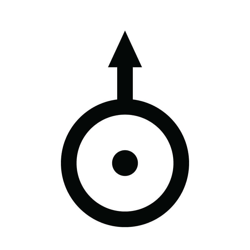 Uranus astronomical symbol / Astronomický symbol Uranu