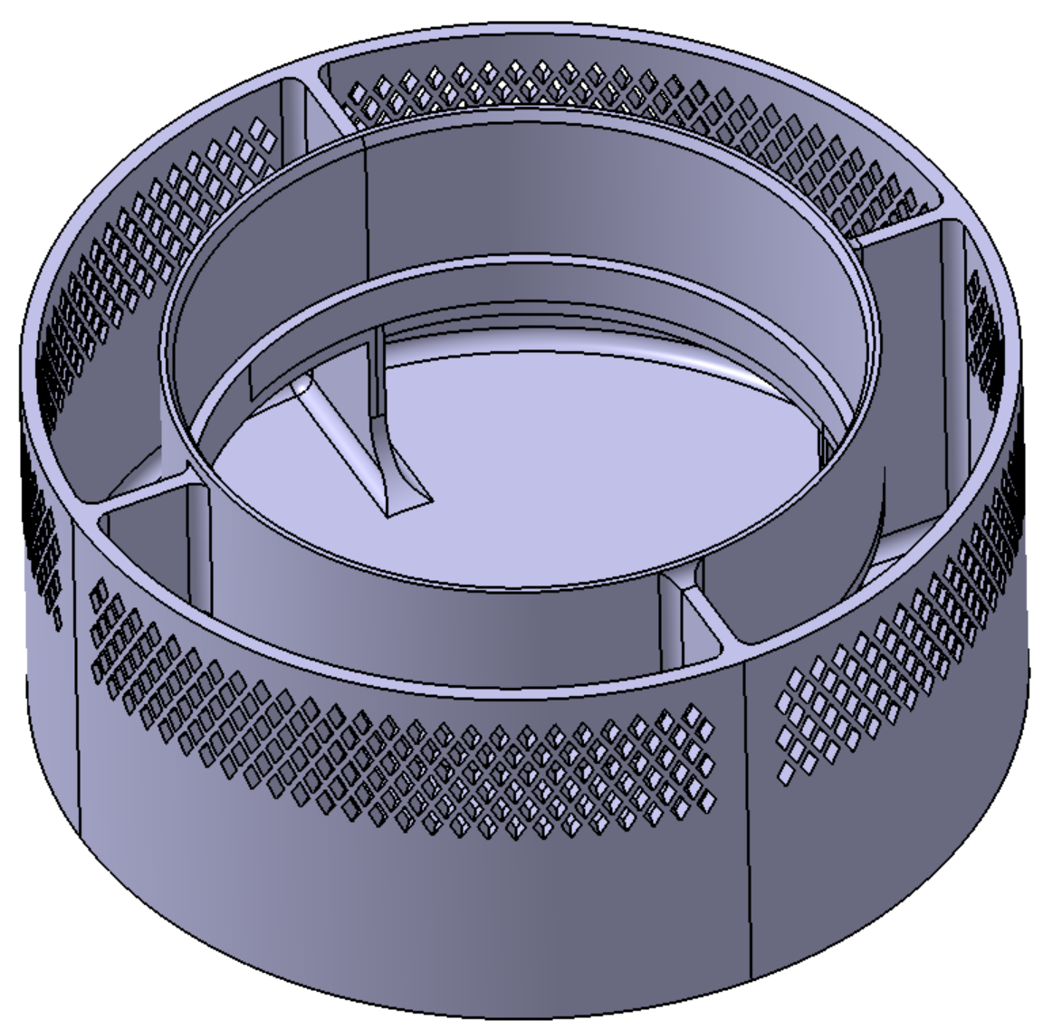 Calmed inflow for rainwater cisterne DN200 (DE: beruhigter Zulauf Zisterne)