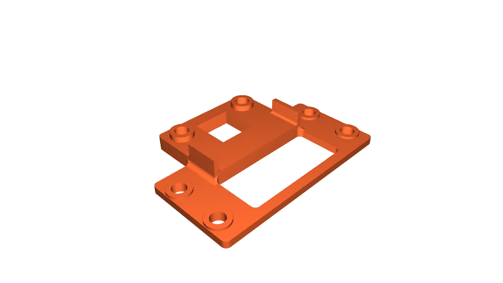 VZBot ADXL345 mount aligned by Fredo Brutin | Download free STL