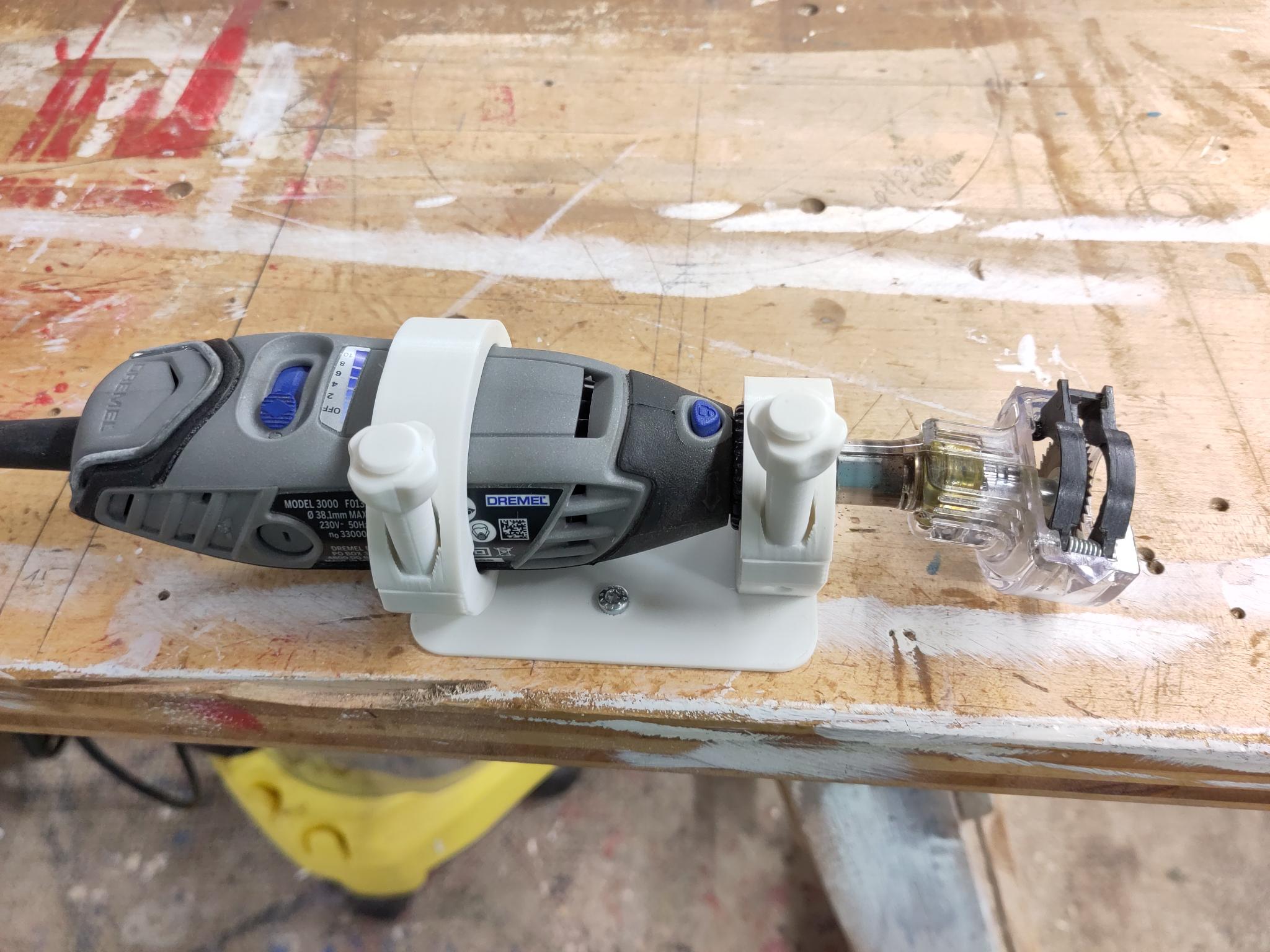 Stand for Dremel 3000 with Mini Saw Attachment