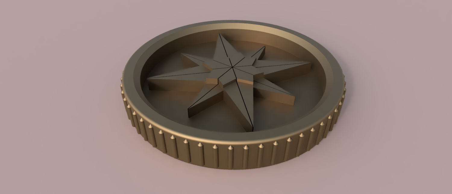 Tabletop Compass Token