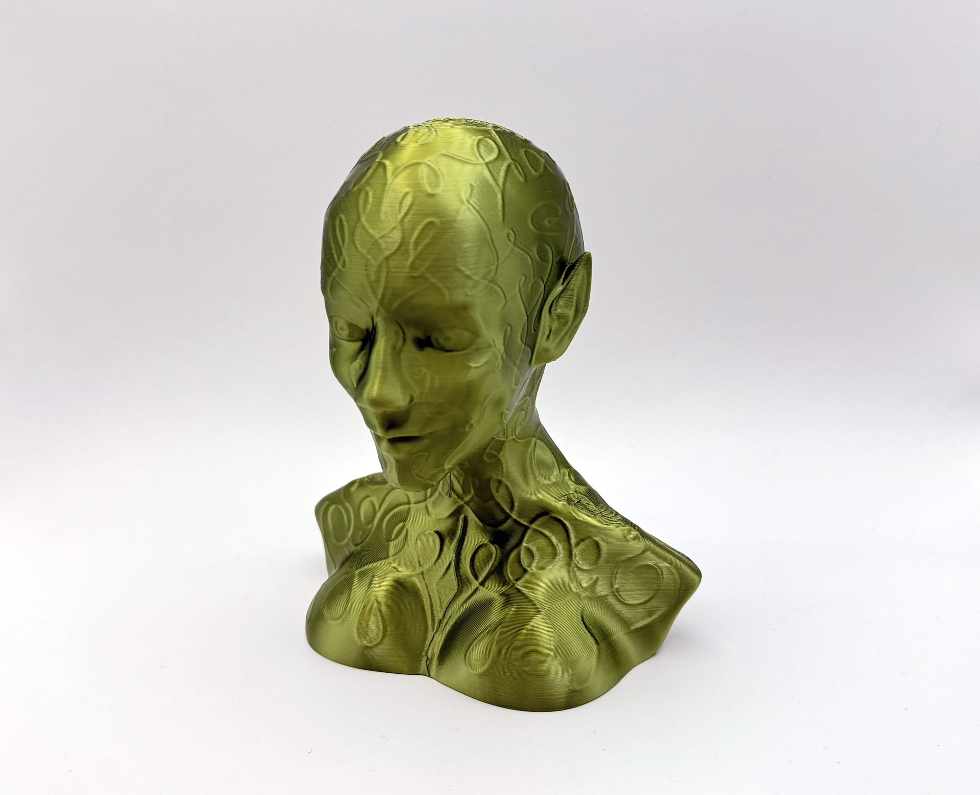 Doodle Elven Lady Bust