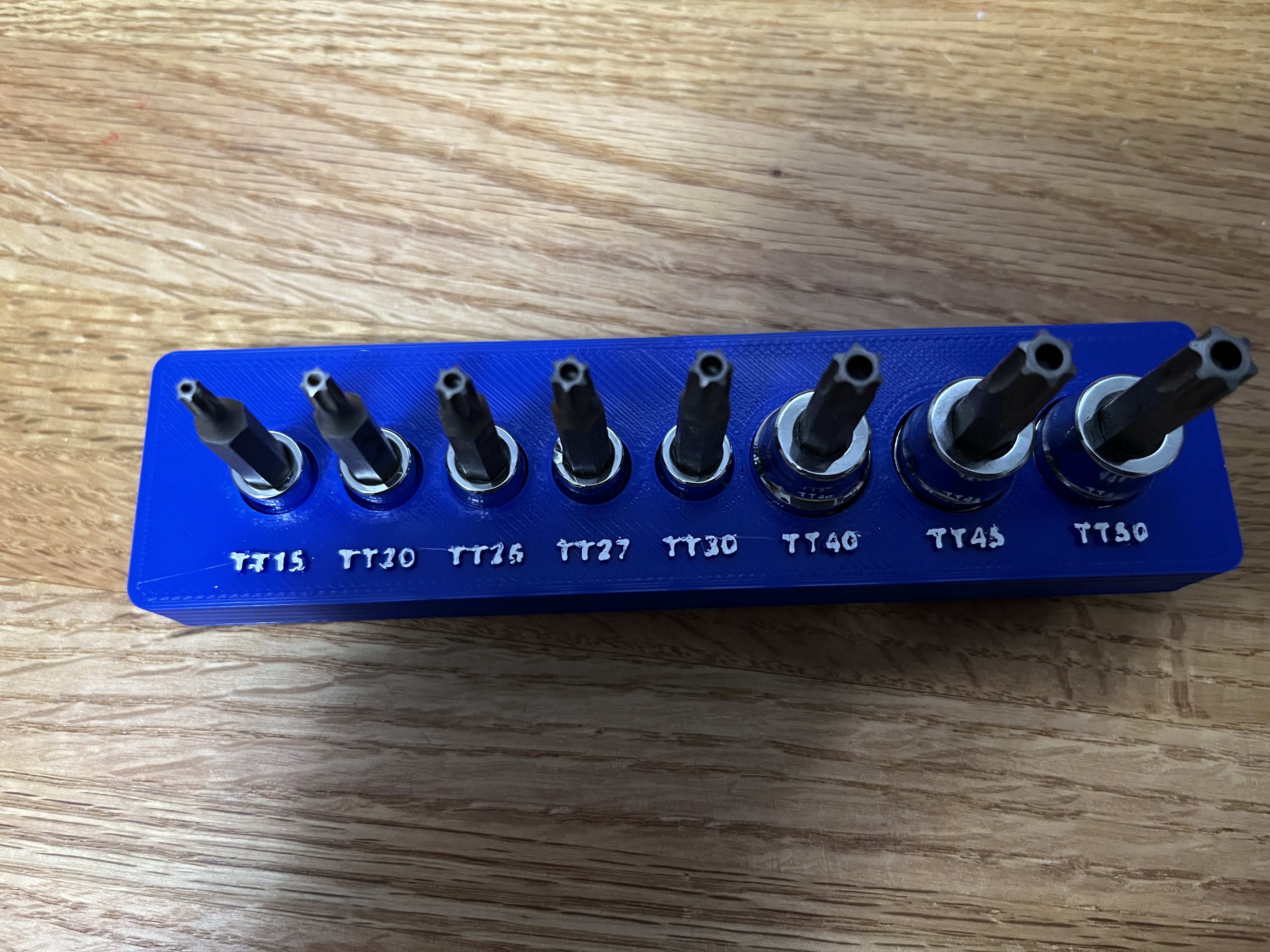Gridfinity Holder for Kobalt Torx Sockets
