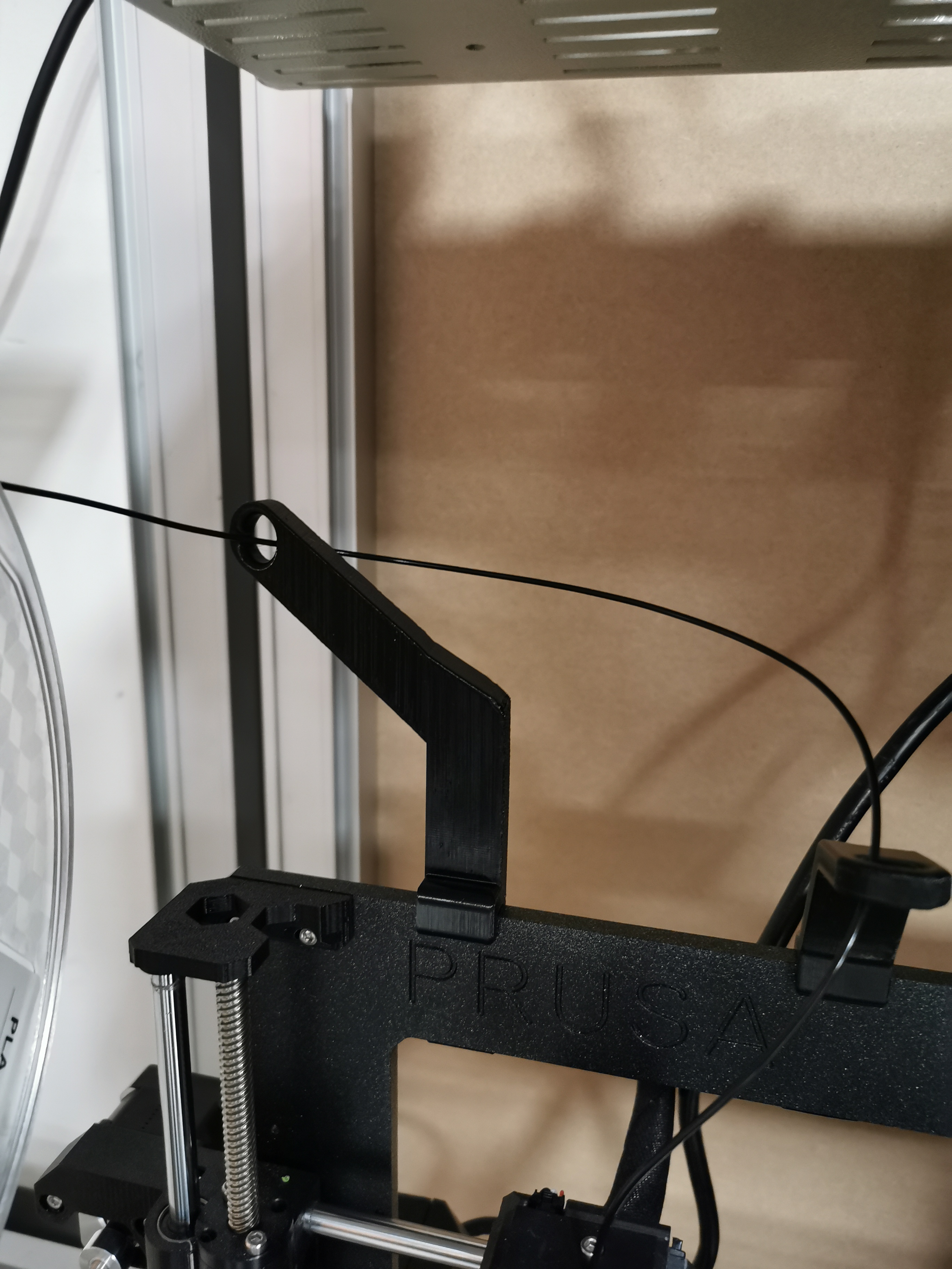 Prusa filament guide angled