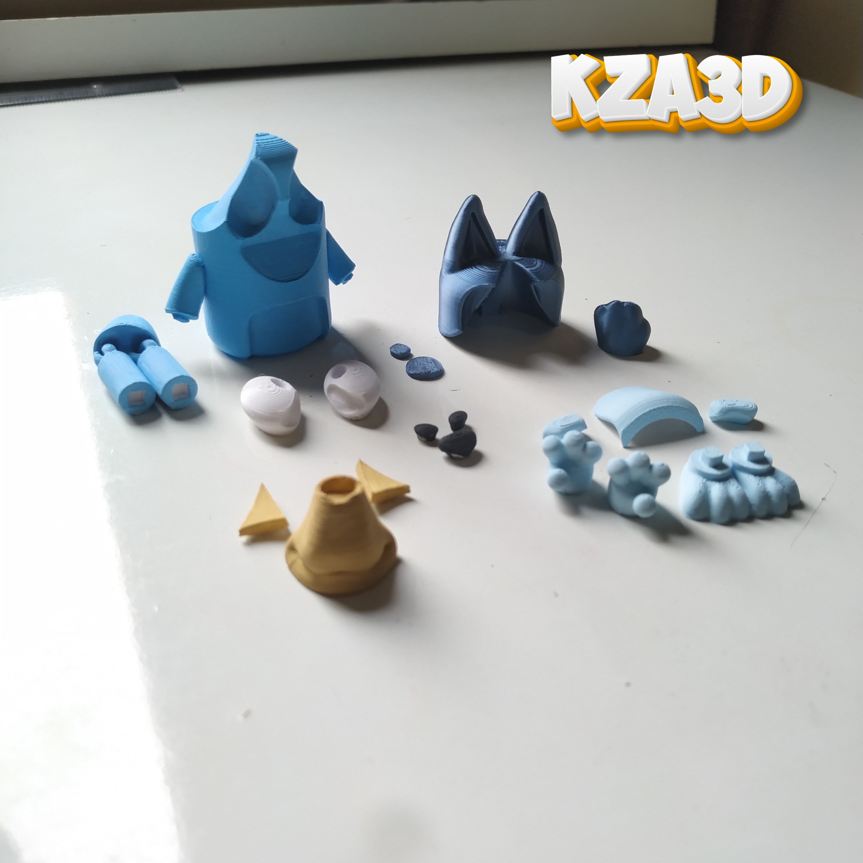 Bluey Articulated Puppet por Kza 3D | Descargar modelo STL gratuito ...