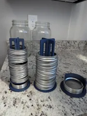 Larger Mason Jar Lid Storage