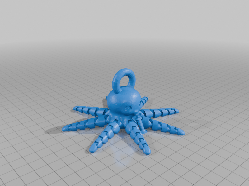 Octopus Key Chain