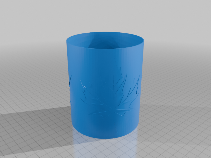 Maple Leaf Embossed Vase — thumbnail 4