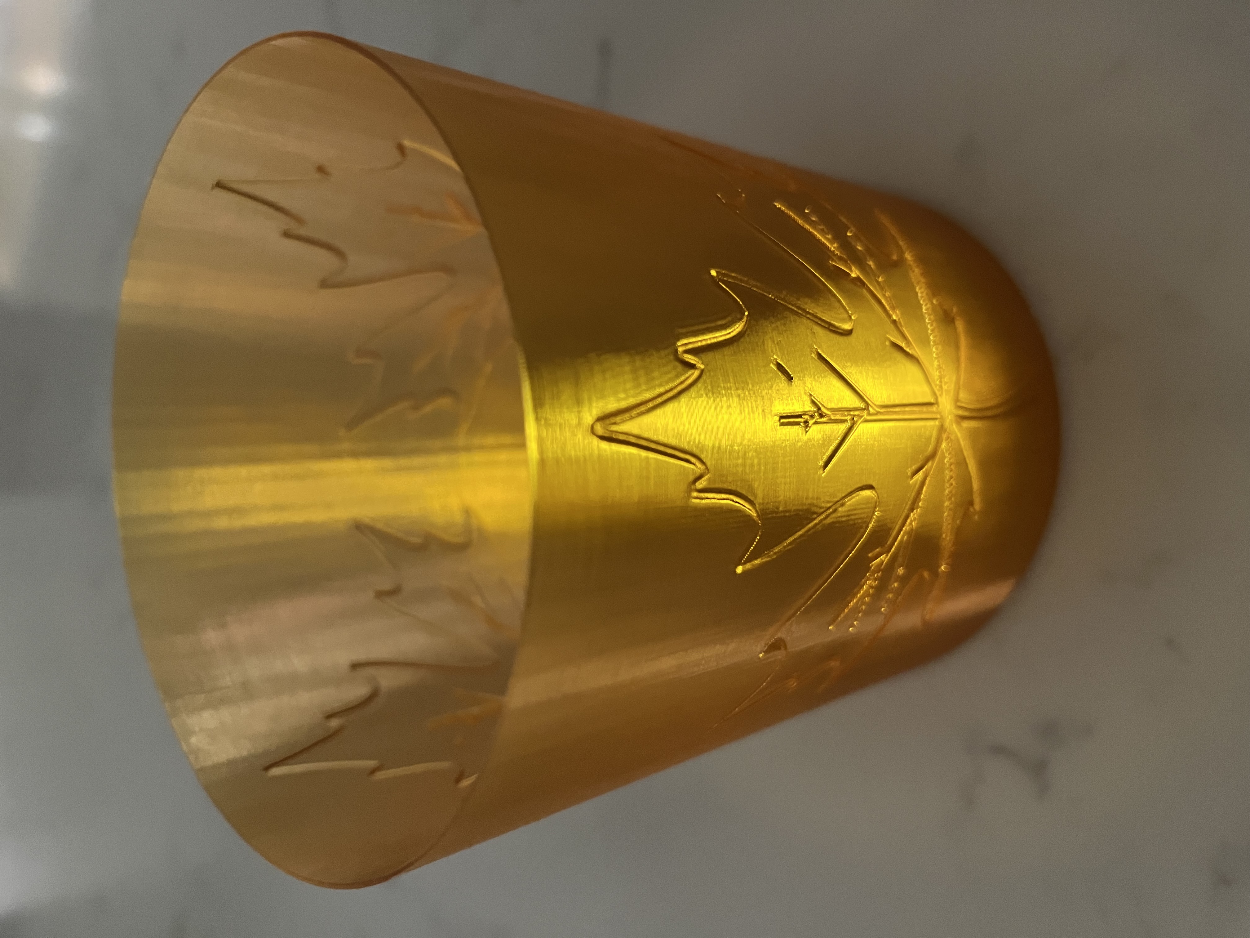 Maple Leaf Embossed Vase — thumbnail 3
