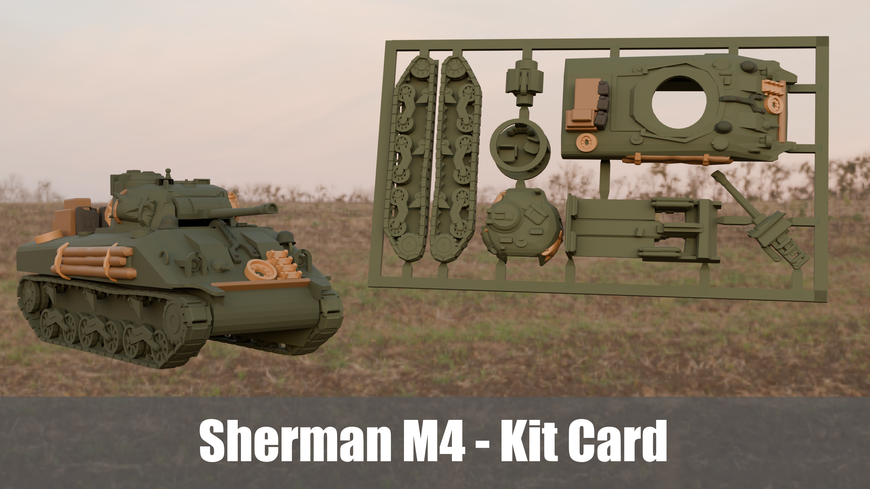 Sherman M4 - Kitcard