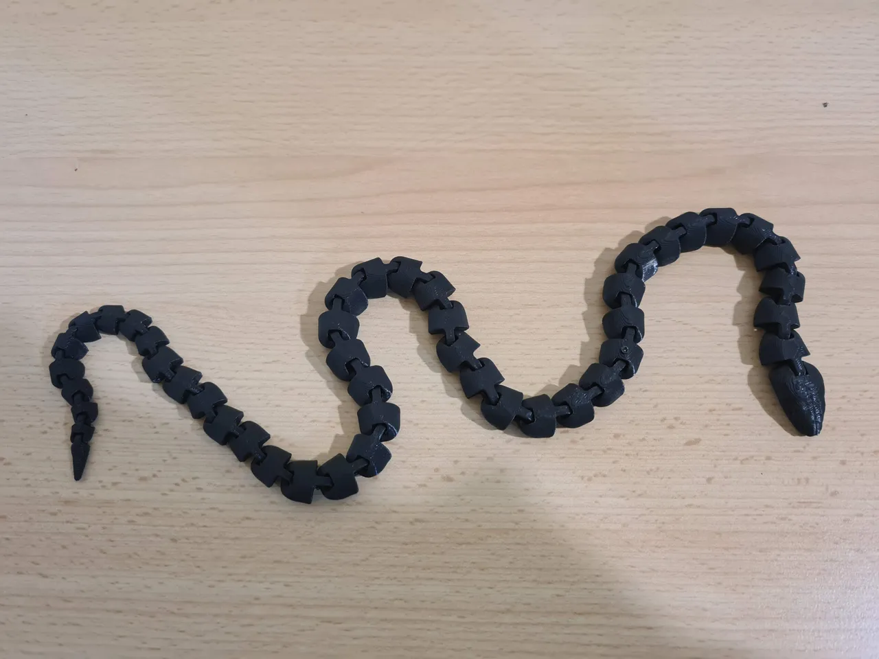 snake 3D model 3D printable