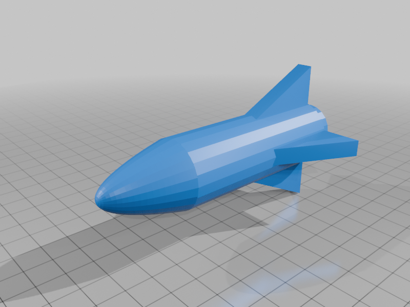 Low Poly Missile by REDSURGE59 | Download free STL model | Printables.com