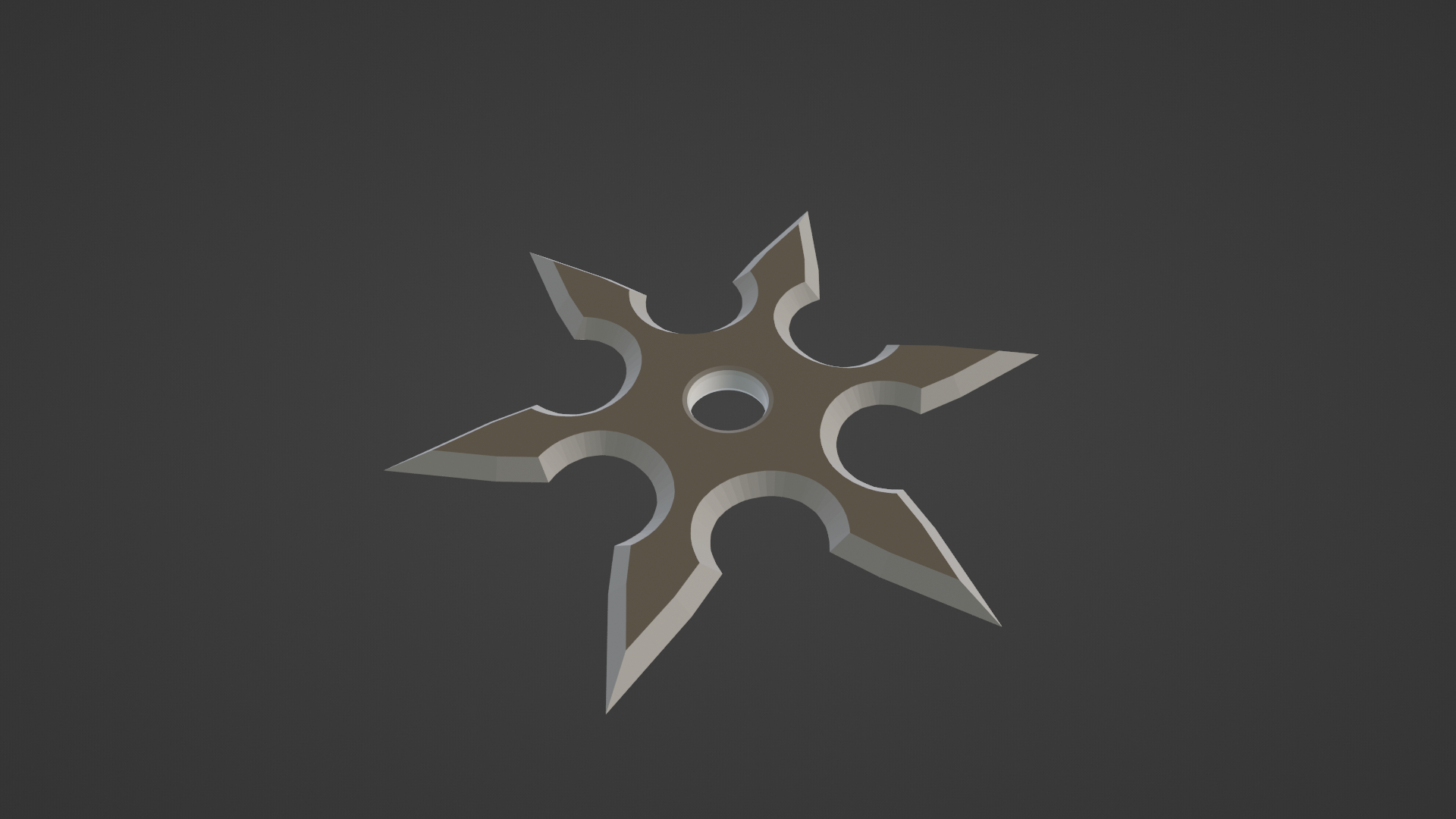 Six blade shuriken (corrected)