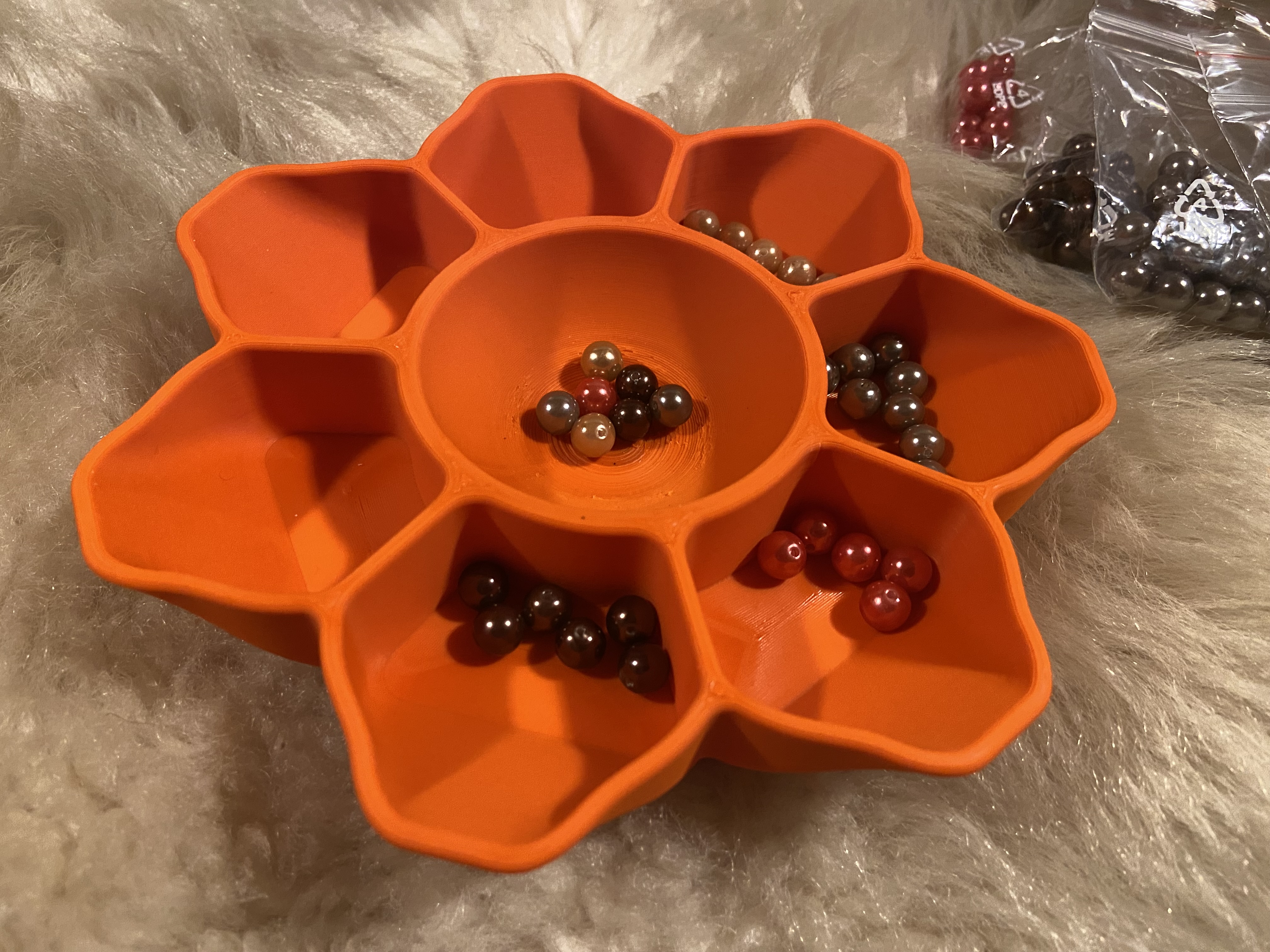 Seven-Funnel Sorting Tray