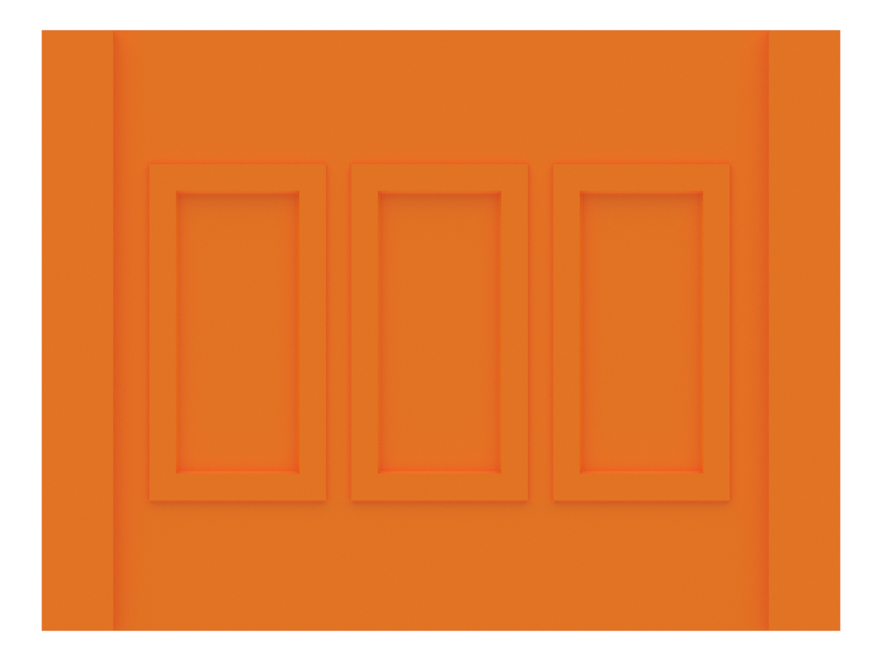 Scale Modular Building With Single Hung Windows