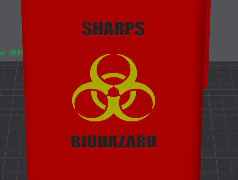 Miniatura 4 do modelo 3D Sharps Container