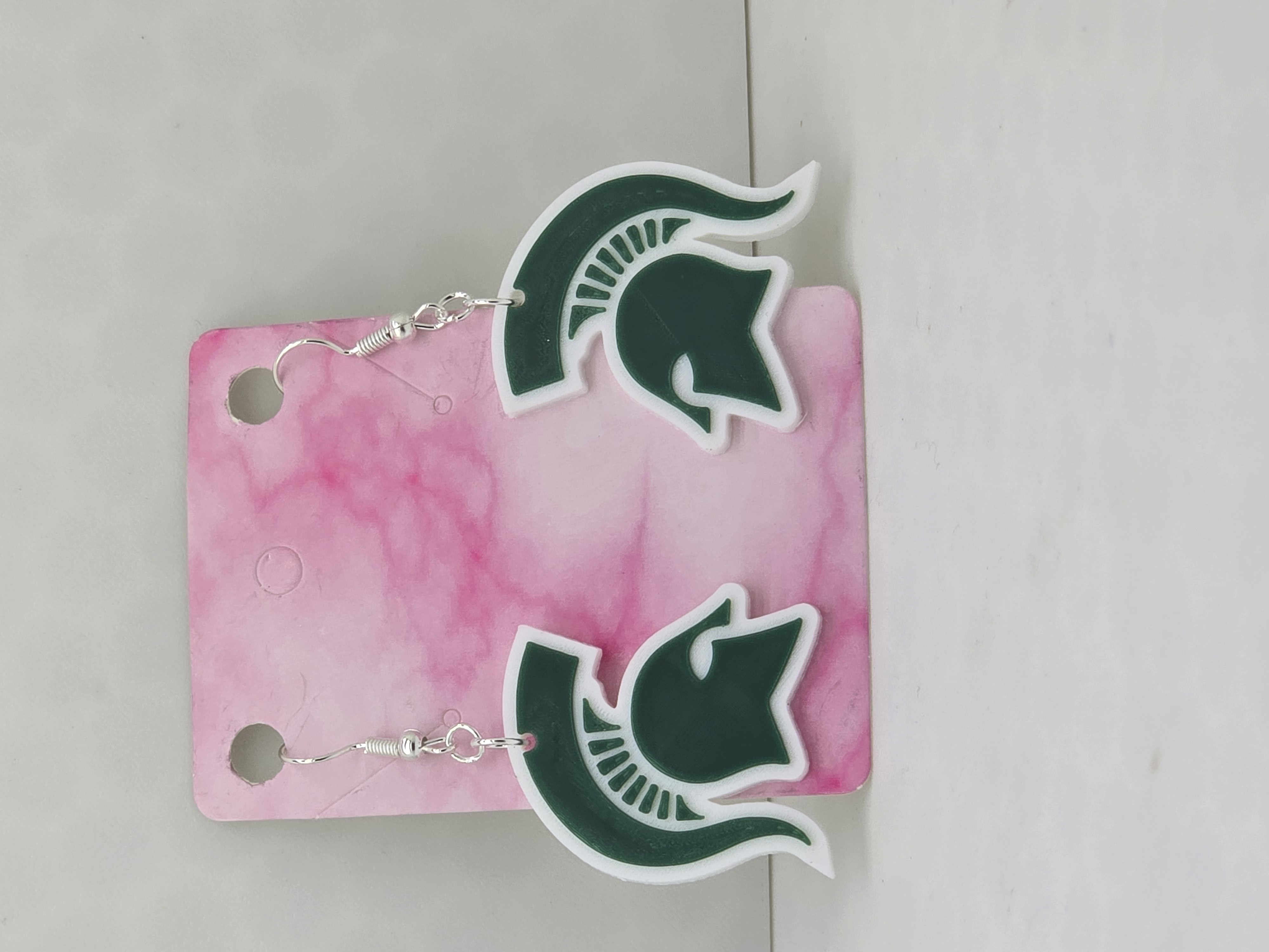 College Vault Michigan Stud Earrings