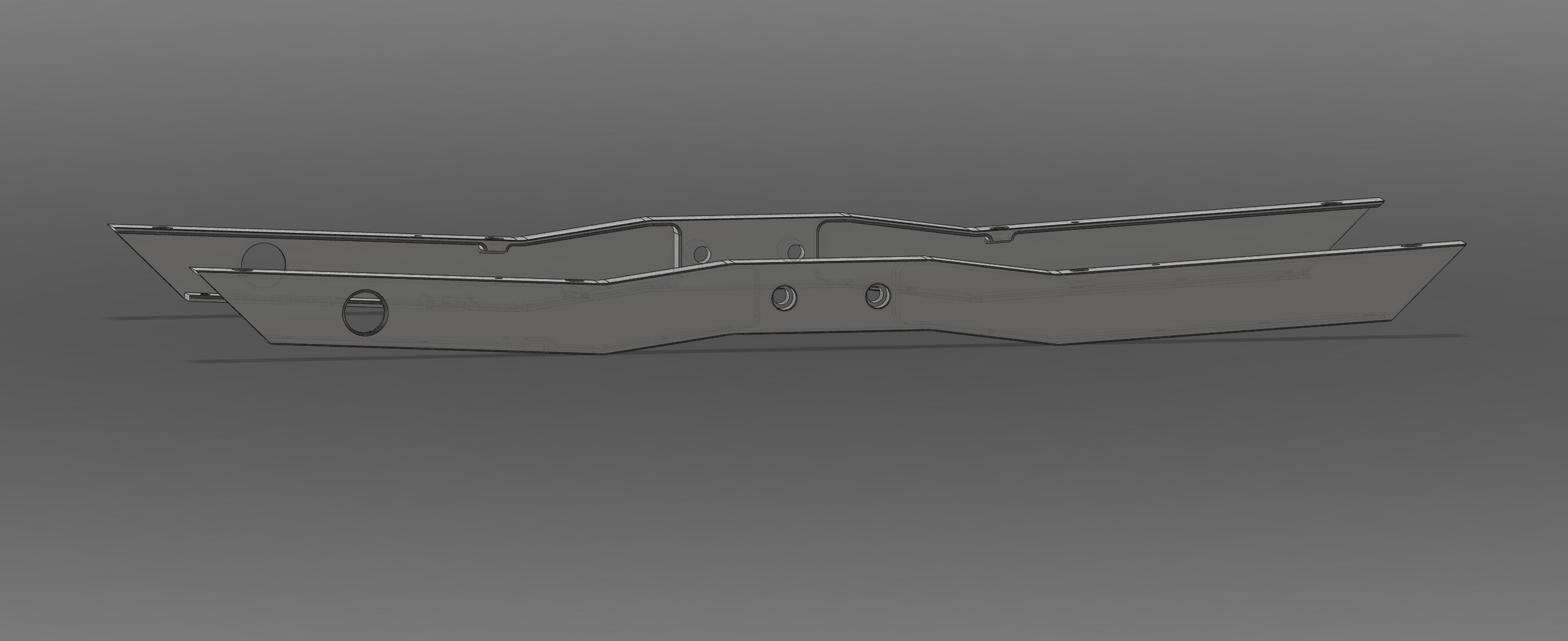 My own approach of Thunder rails with just one height