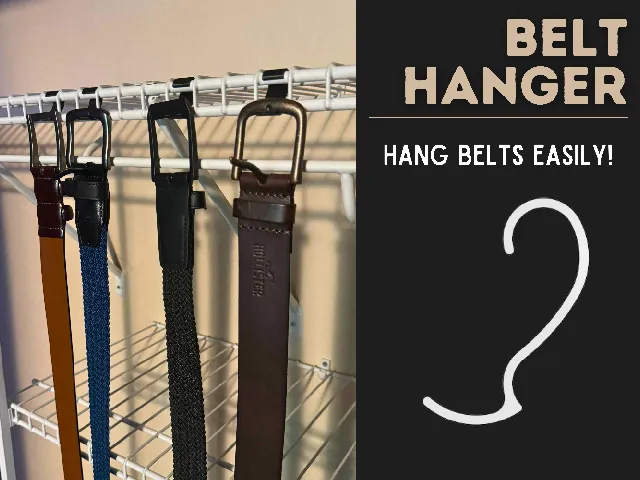 Belt Hanger for Closet