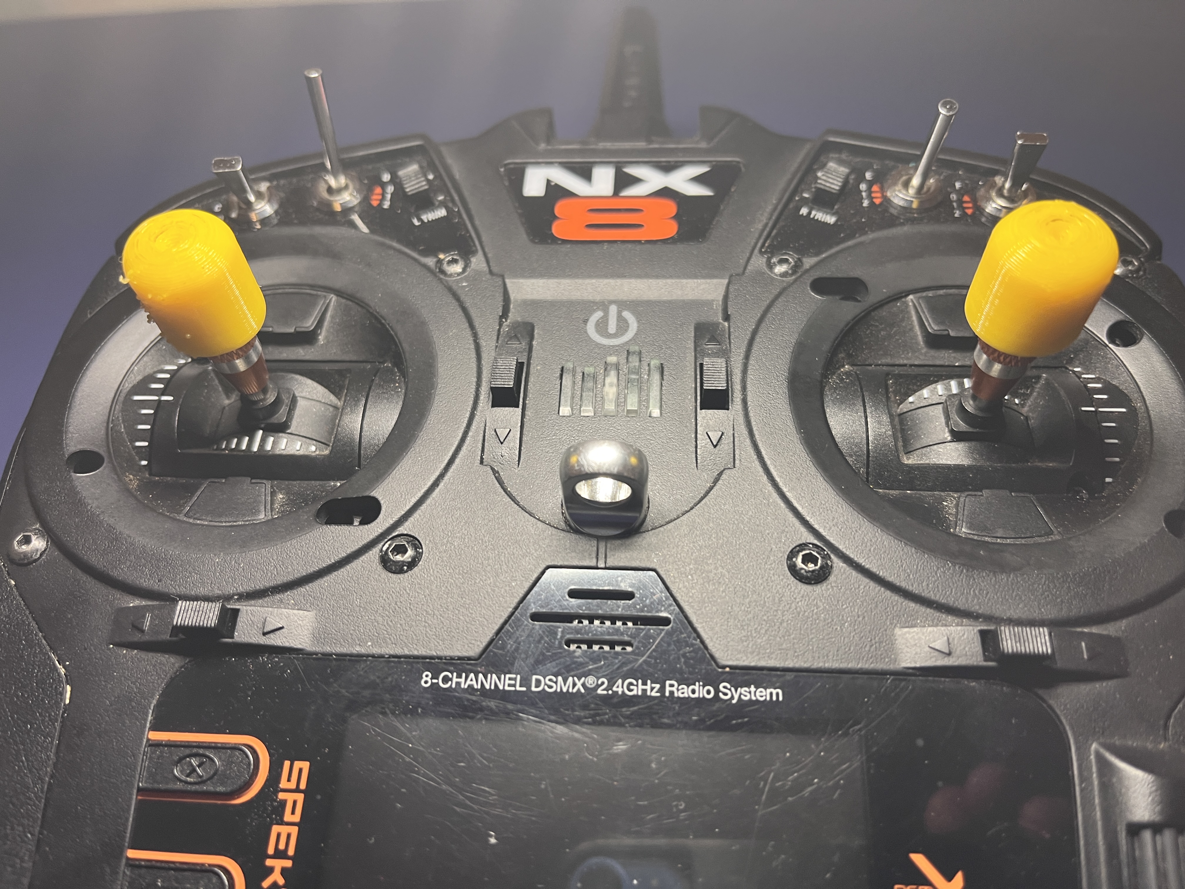 Stick cover for Spektrum RC radio transmitter