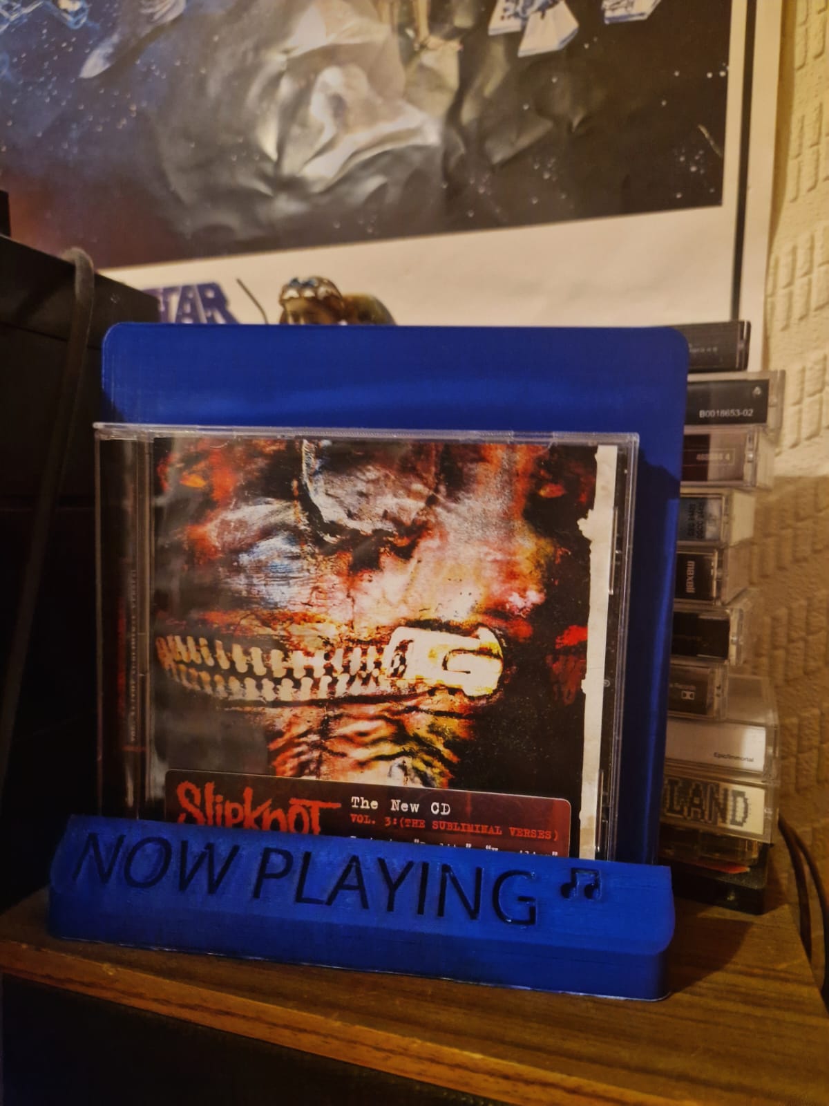 Universal Cd Holder (with now playing sign)