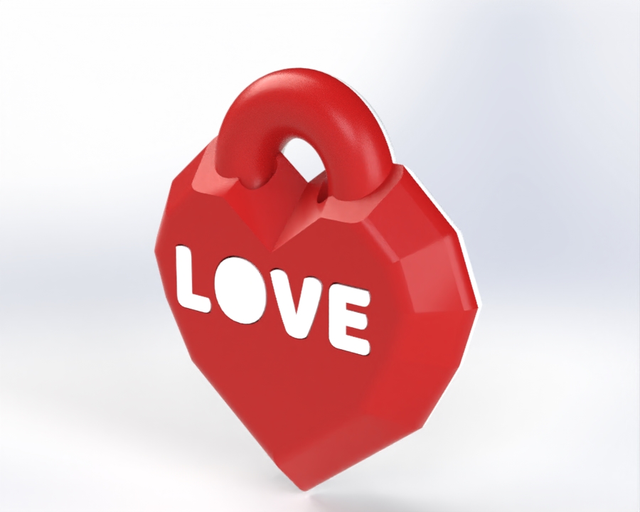 2-pieces complementary heart keychain